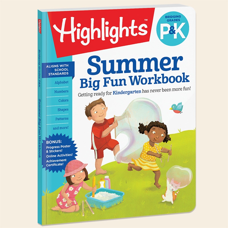 Kindergarten Skills Summer Workbook | Highlights for Children Kindergarten Skills Summer Workbook | Highlights for Children