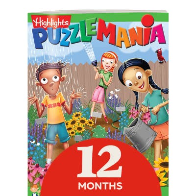 12-Month PUZZLEMANIA Puzzle Book Subscription