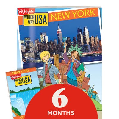 6-Month WHICH WAY USA Puzzle Book Subscription