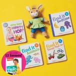 Deluxe Easter Gift Set for ages 0+, with 4 books, a plush bunny and magazine subscription