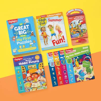 Premium Summer Fun Activity Set for ages 3-6, with 8 books.