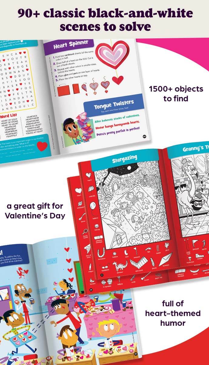 Sidebar image for Hidden Pictures 101 Hearts.
