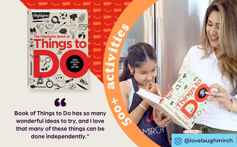 Banner for The Highlights Book of Things To Do.
