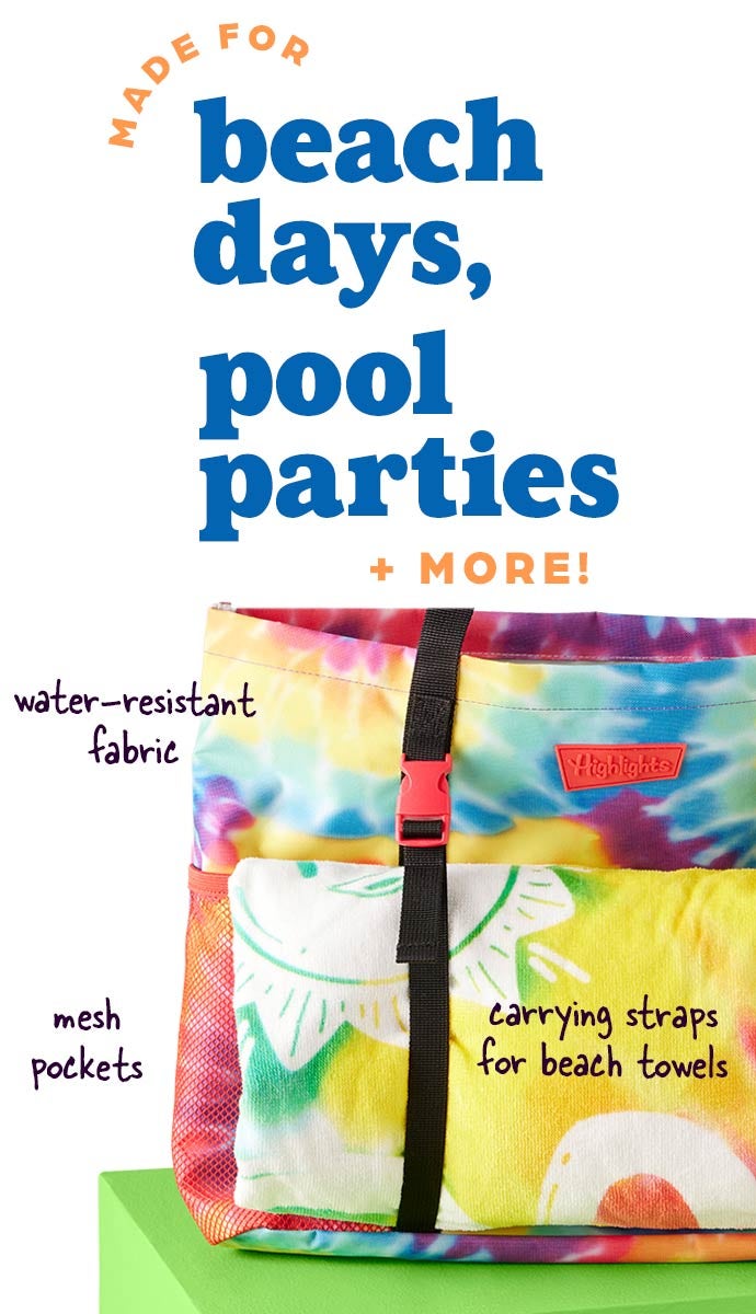 Sidebar image for Do Great Things Tie-Dye Beach Bag.