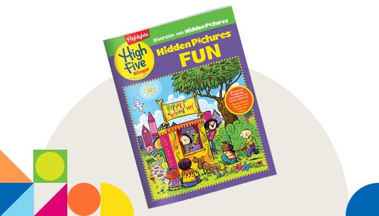 Subscribe to High Five Bilingüe and get a FREE My First Hidden Pictures Fun Booklet.