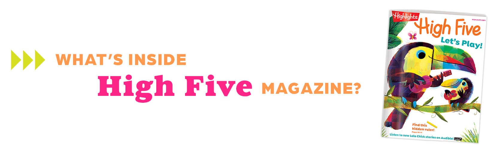 What's inside High Five magazine?