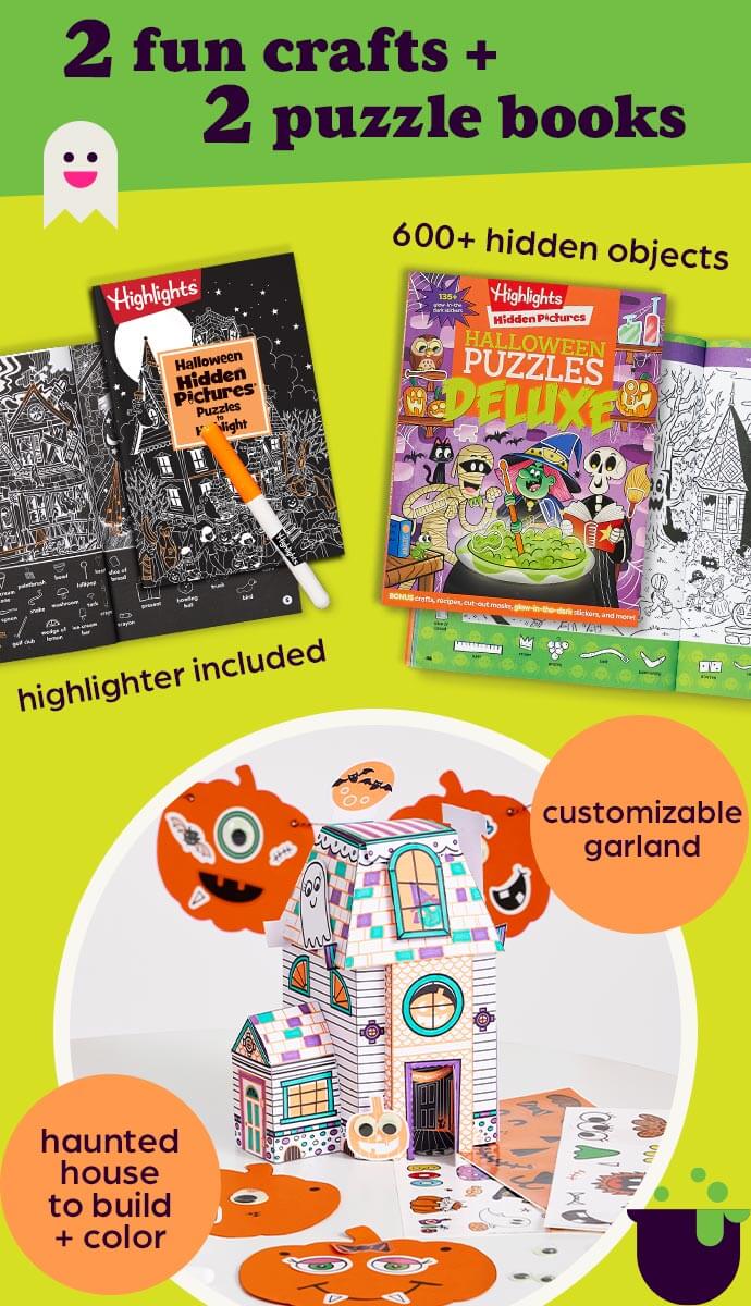 Sidebar image for Halloween Activities Bundle Ages 6+.