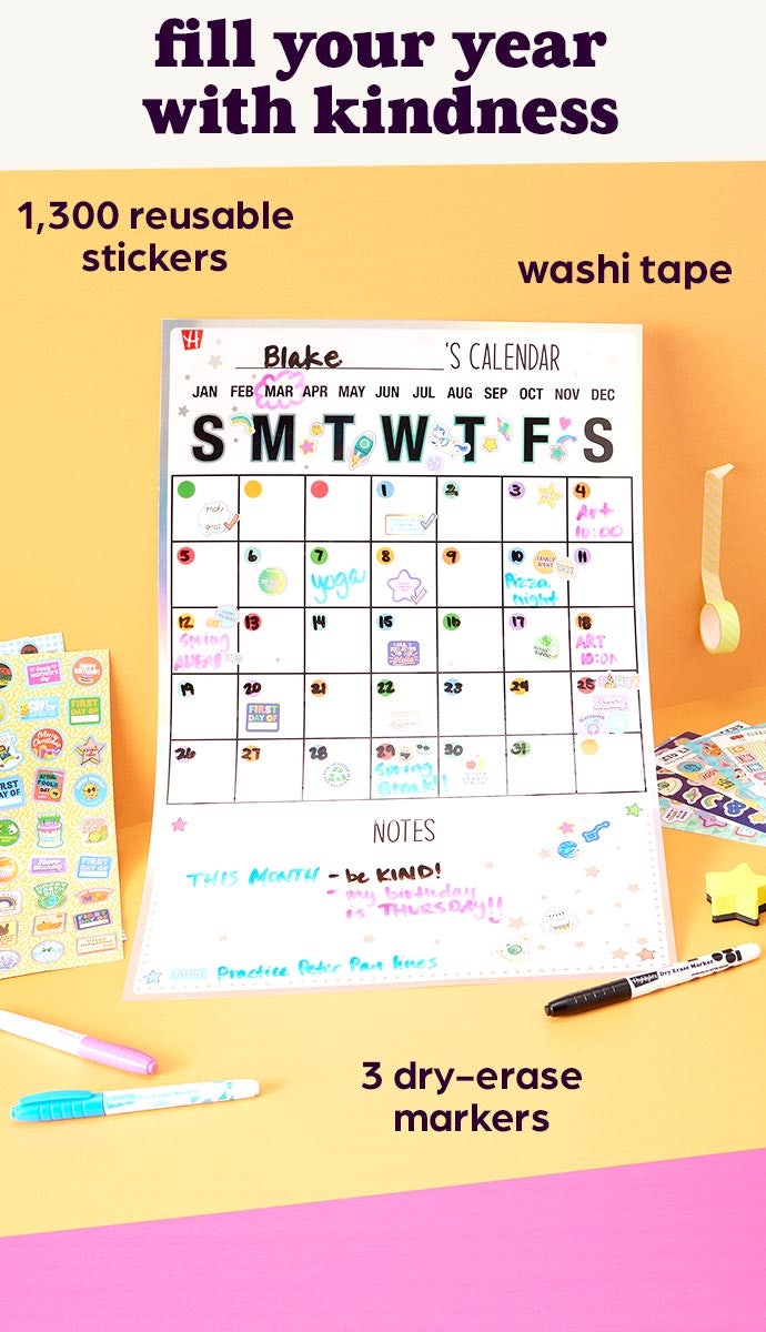 Sidebar image for Ultimate Sticker Collection: Kindness Calendar.