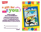 Puzzle Buzz Certificate Holiday Gift Announcement
