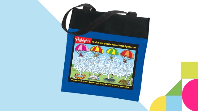 Highlights tote bag is free with your subscription.