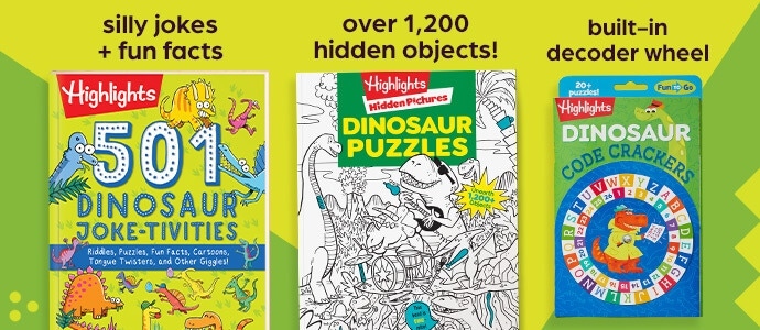 Dinosaur Code Crackers (Highlights Fun to Go): Highlights