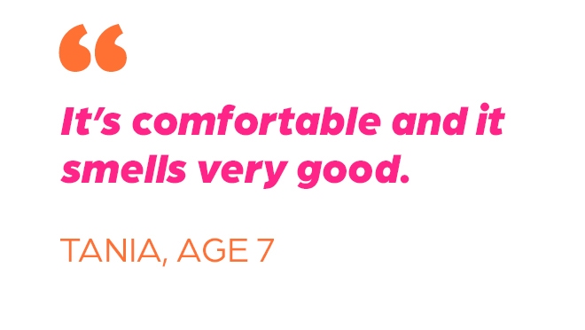 "It makes me feel proud. I want everybody to be nice." Blair G. Age 9